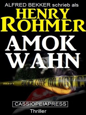 cover image of Amok-Wahn